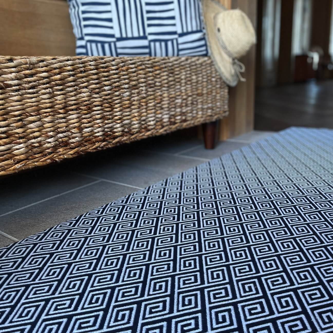 The Insider - Maze (Navy) / Area Mat