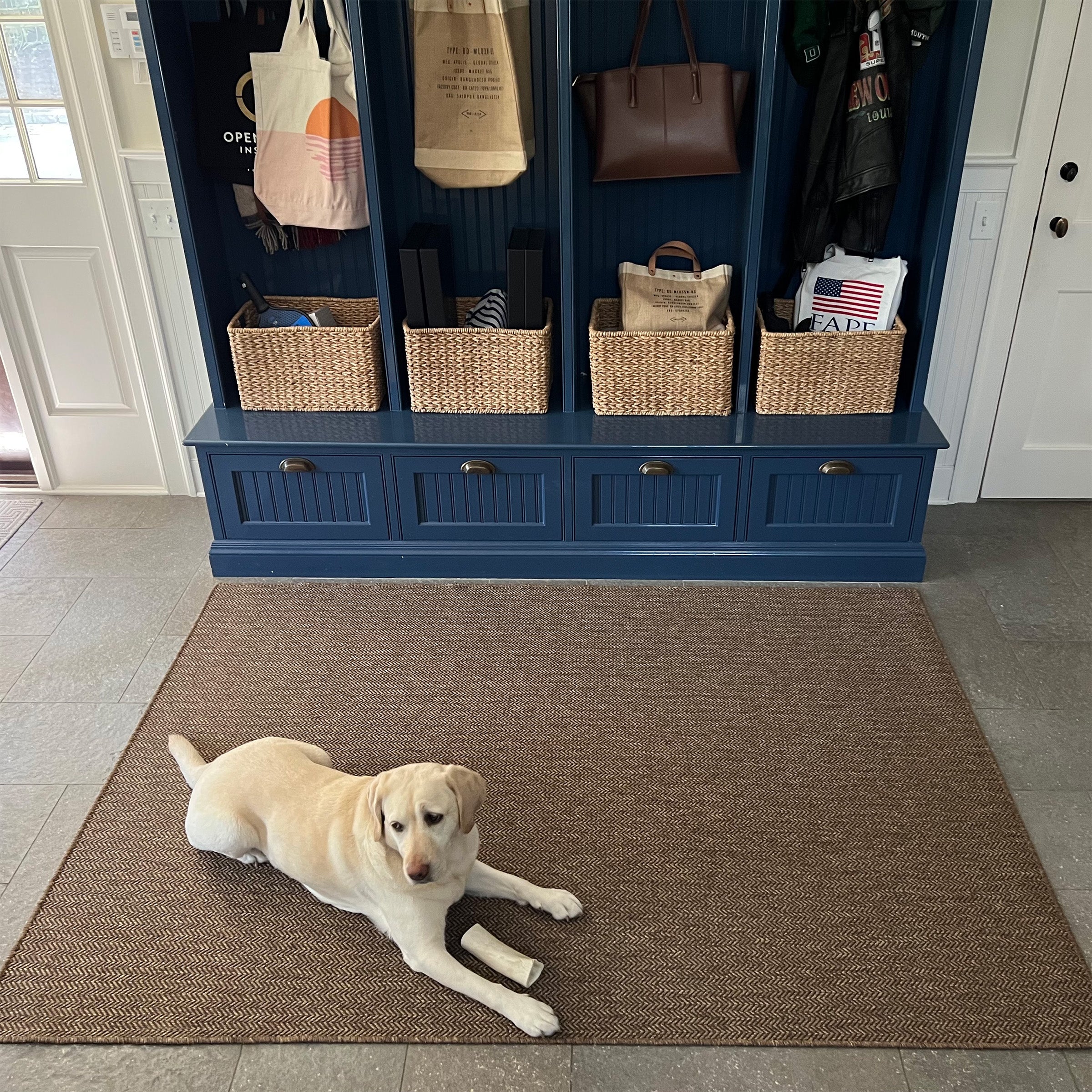 The Innerweave - Chevron (Natural) / 5 x 7 Area Mat