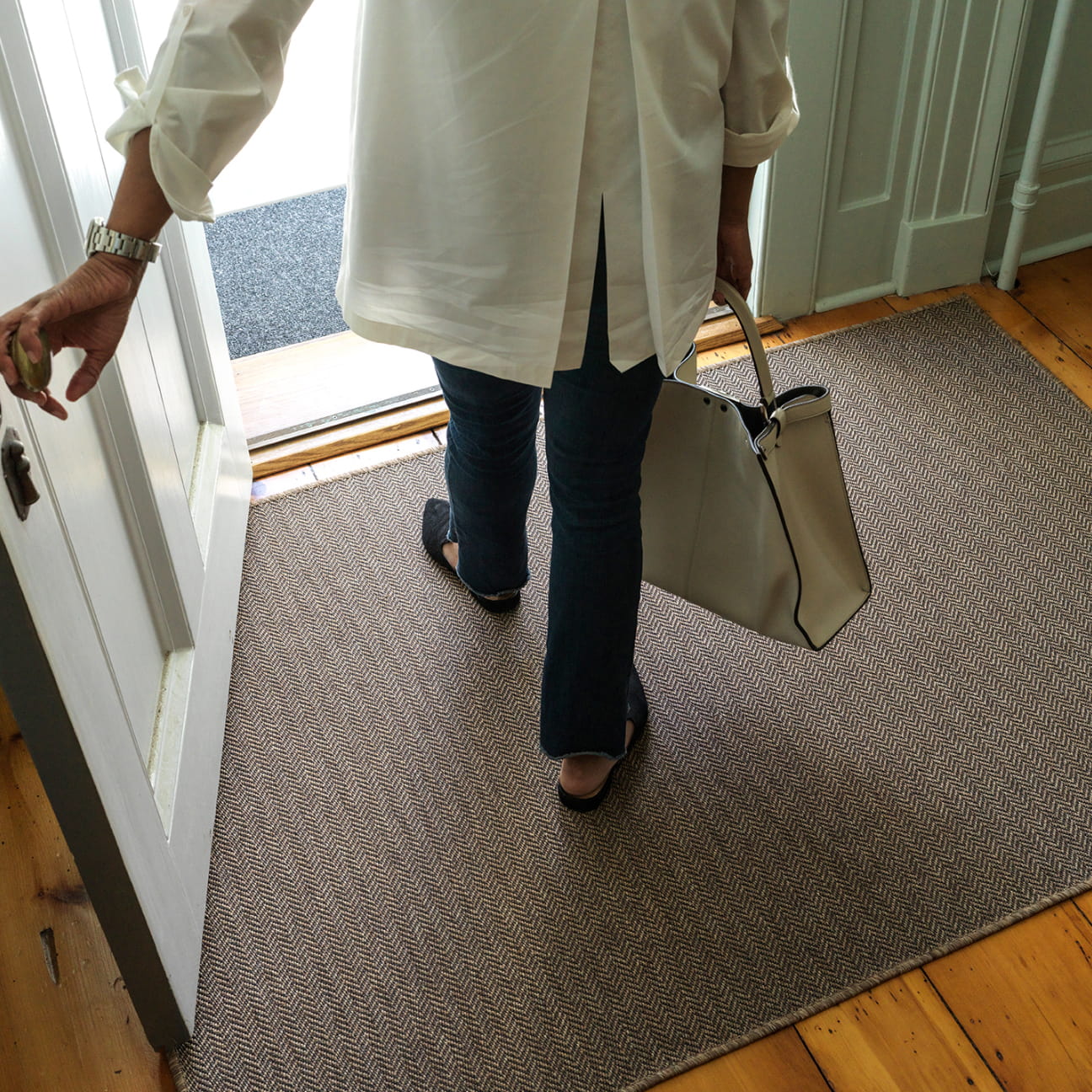 The Innerweave - Chevron (Natural) / Area Mat