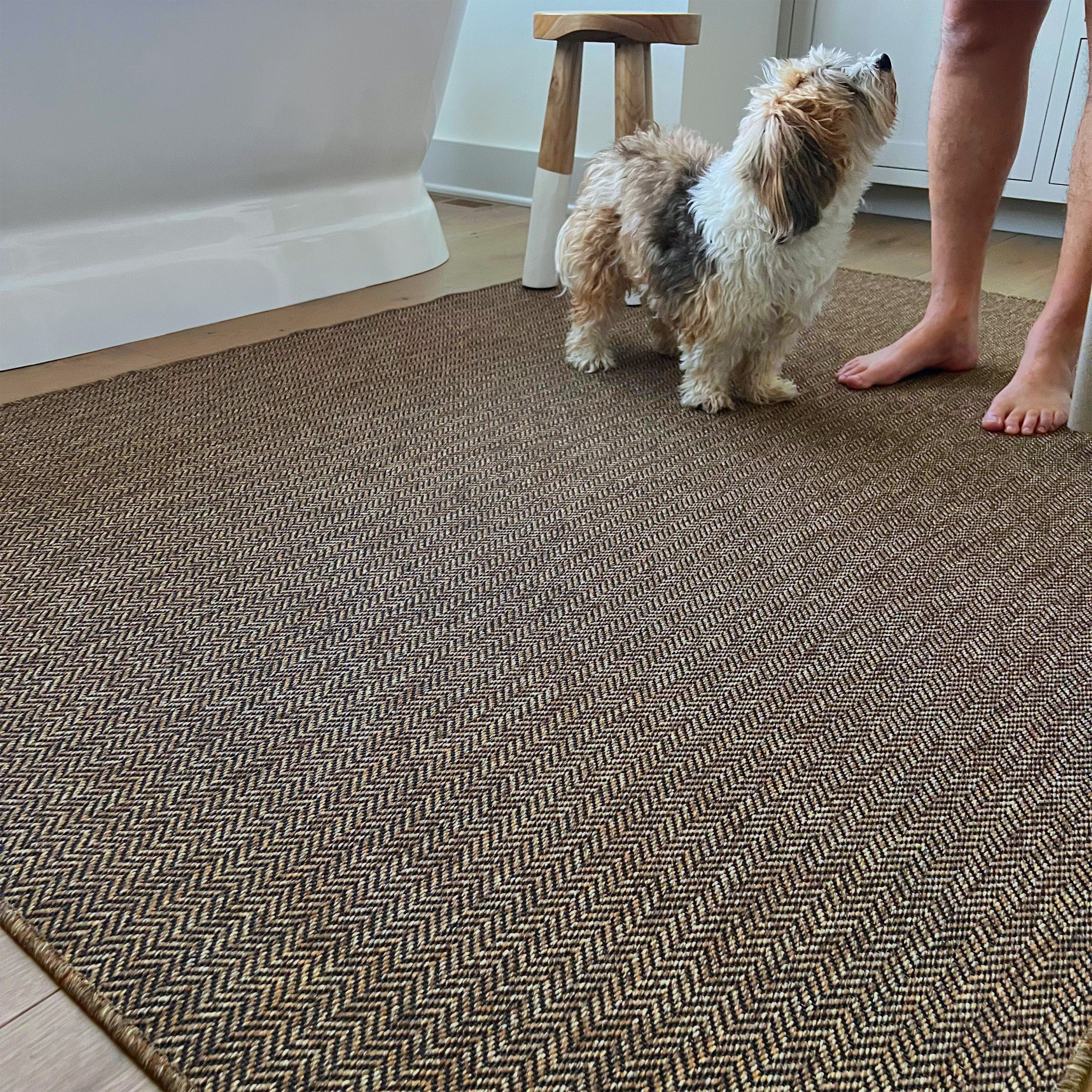 The Innerweave - Chevron (Natural) / 5 x 7 Area Mat