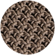 Close-up of a textured brown carpet pattern